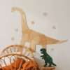 Origami diplodoka dinozaurs – koka sienas dekorācija, vidēja